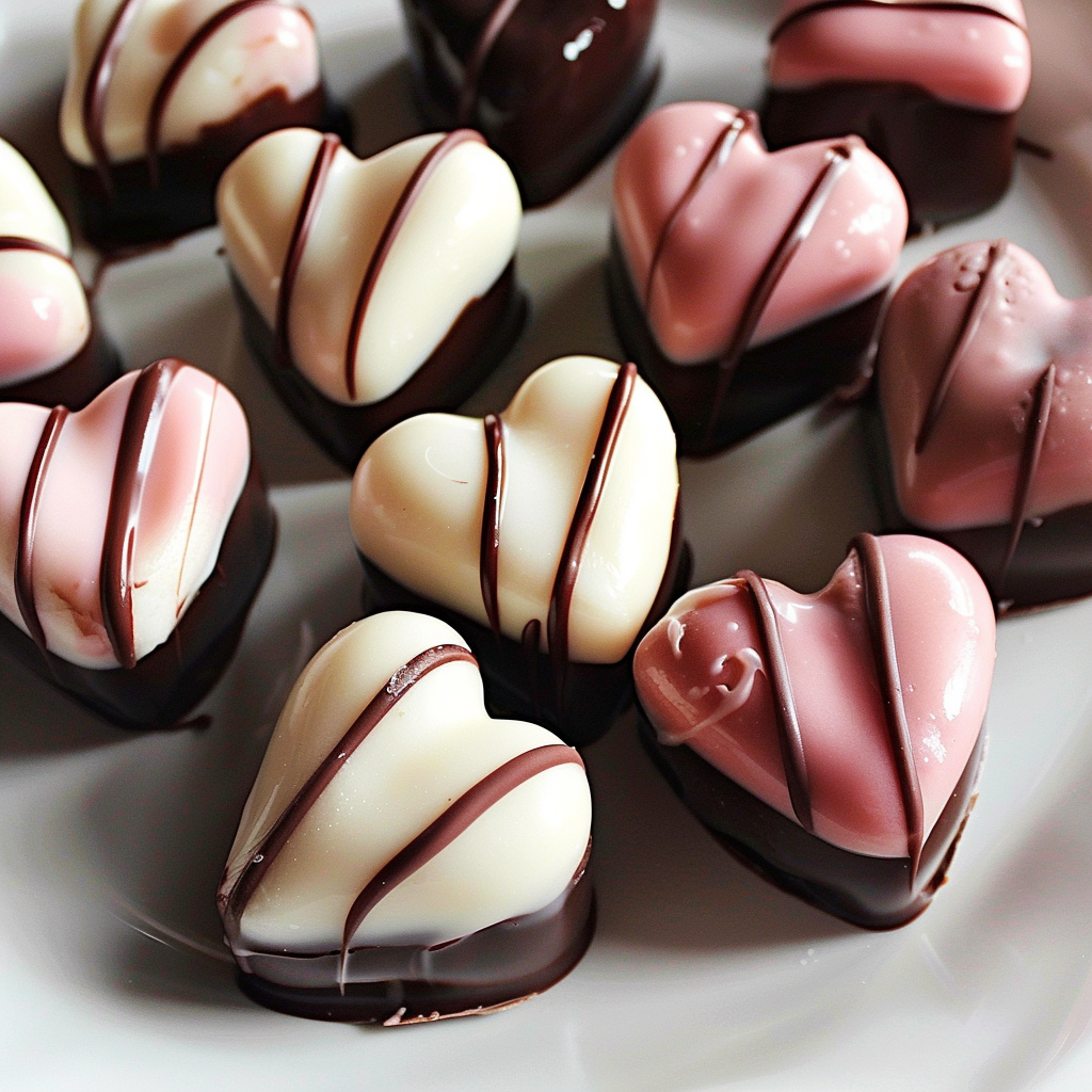 Chocolate Marshmallow Hearts