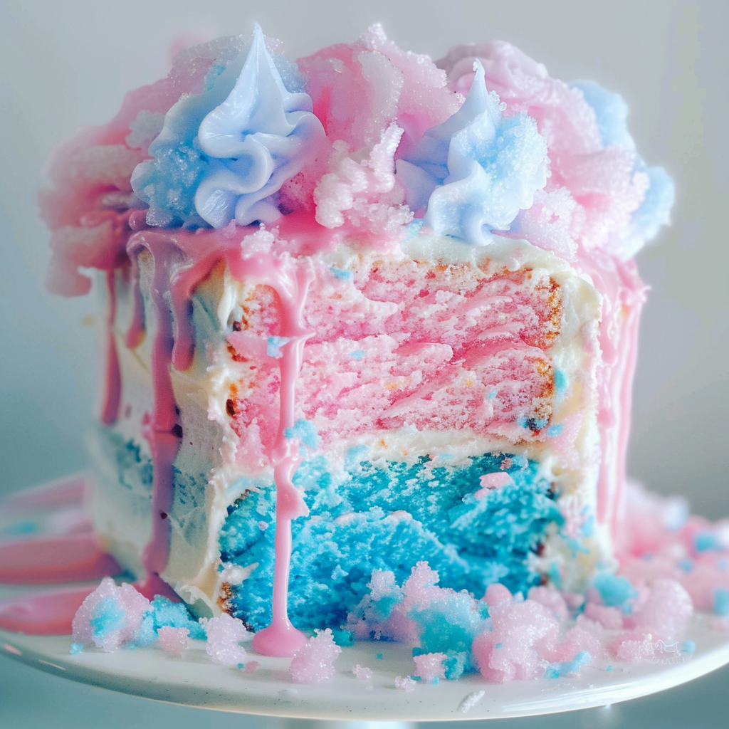 Cotton Candy Cake