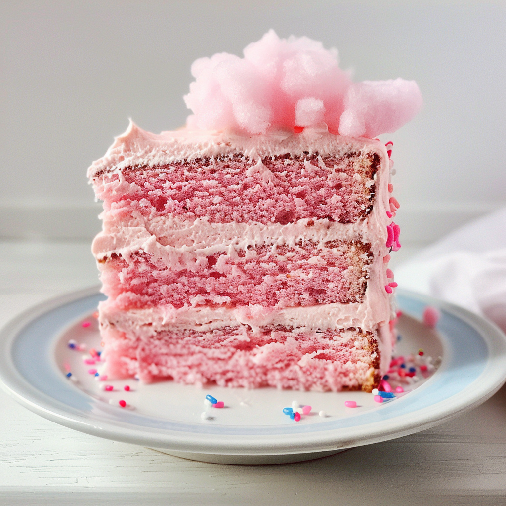 Cotton Candy Layer Cake Recipe