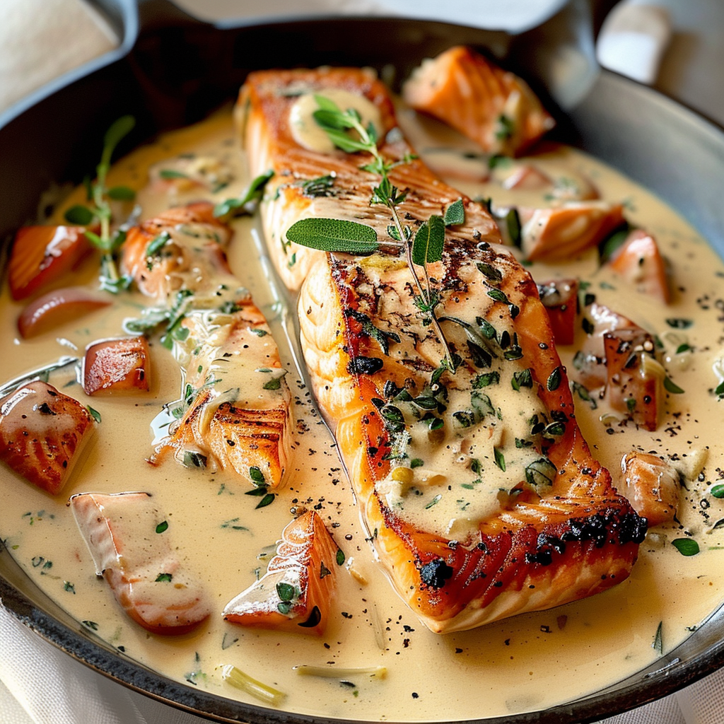 Creamy Tuscan Salmon Recipe