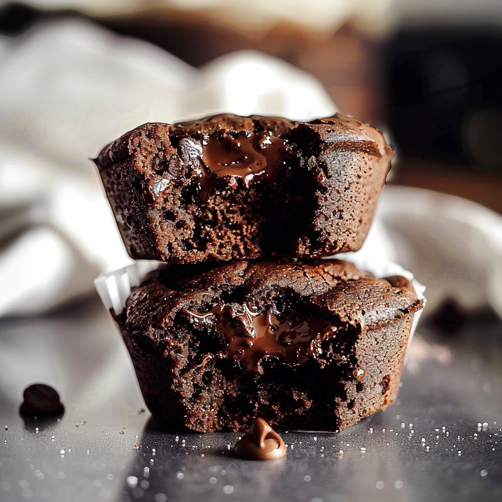 Double Chocolate Espresso Muffins - Browned Butter Blondie
