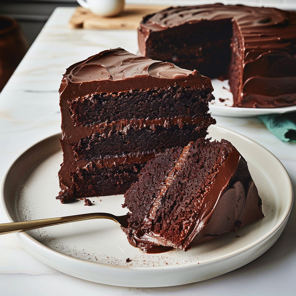 Double Chocolate Layer Cake