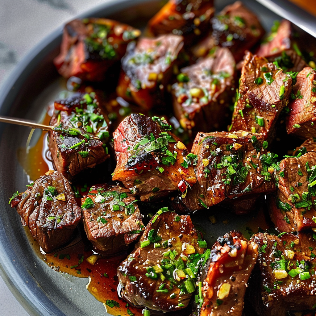 Garlic Butter Steak Bites