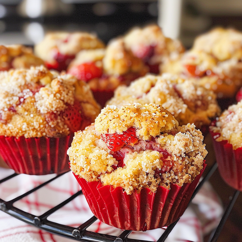 Homemade Strawberry Muffins