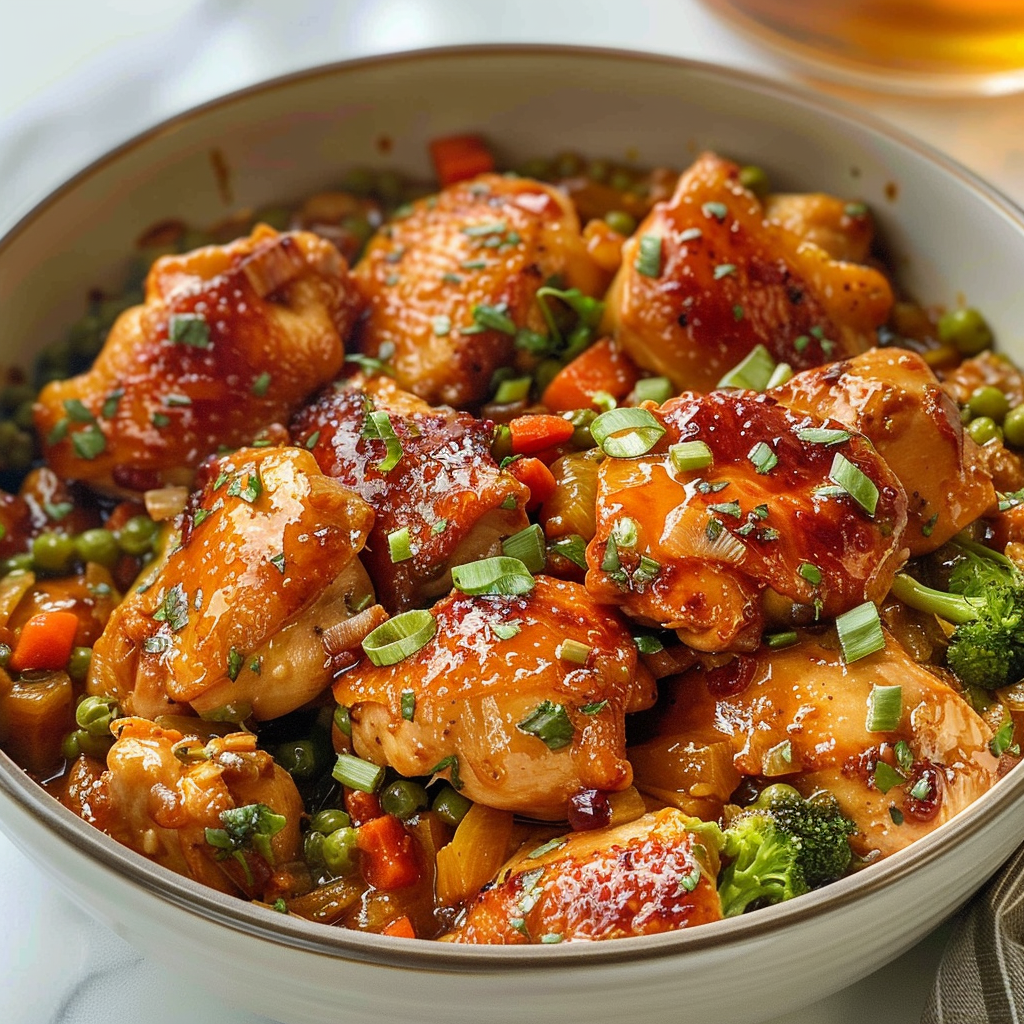 Honey-Garlic Chicken Casserole
