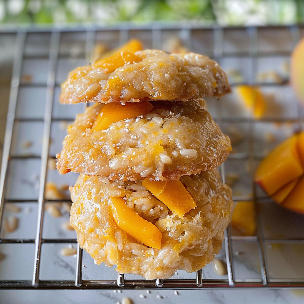 Mango Sticky Rice Cookies - by Maddie Beck