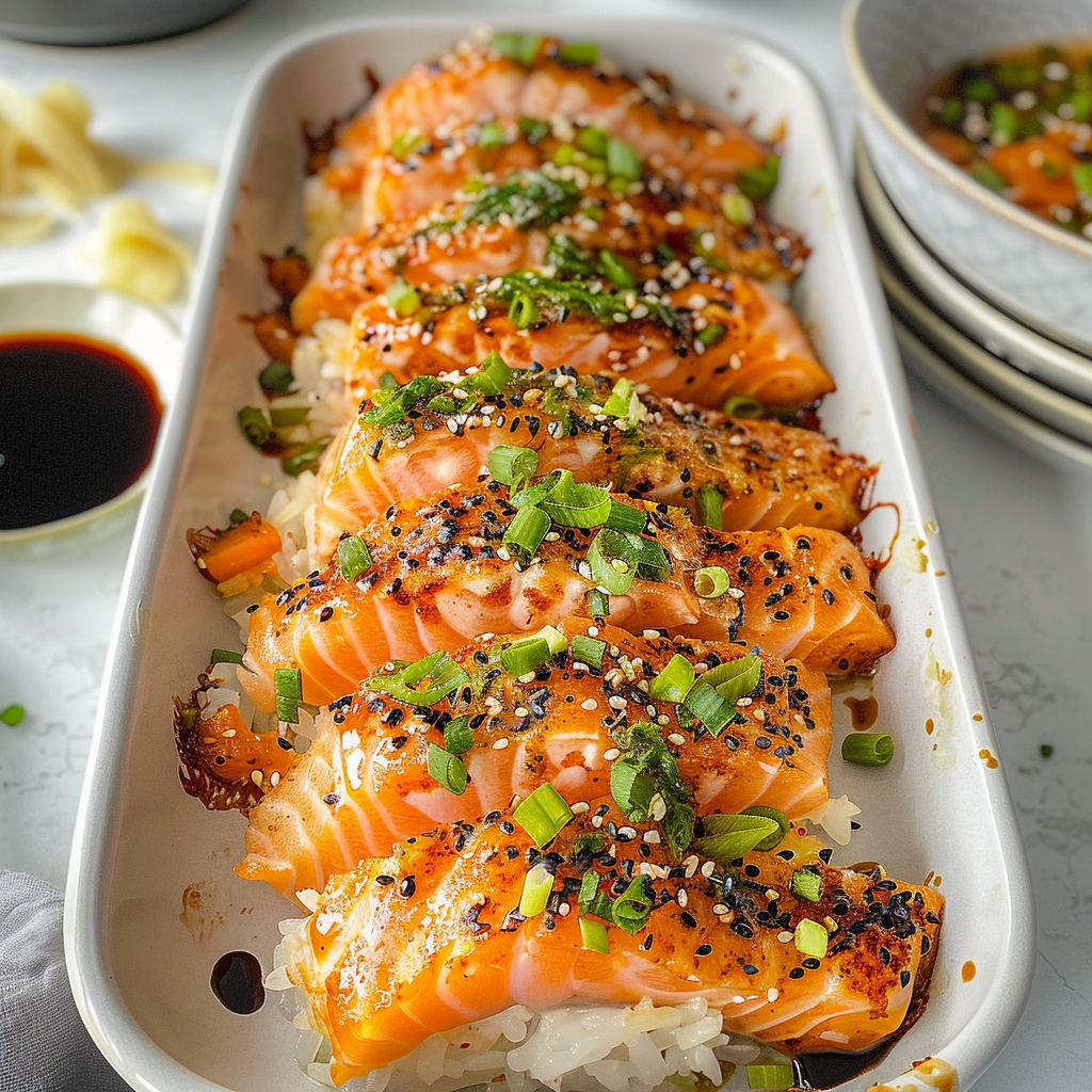 Salmon Sushi Bake (Viral Recipe)