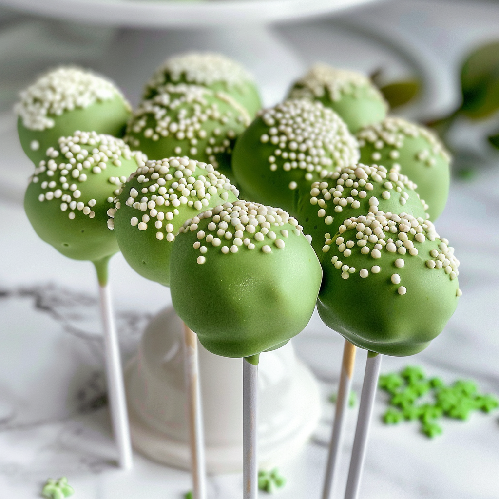 St. Patrick's Day Cake Pops Recipe
