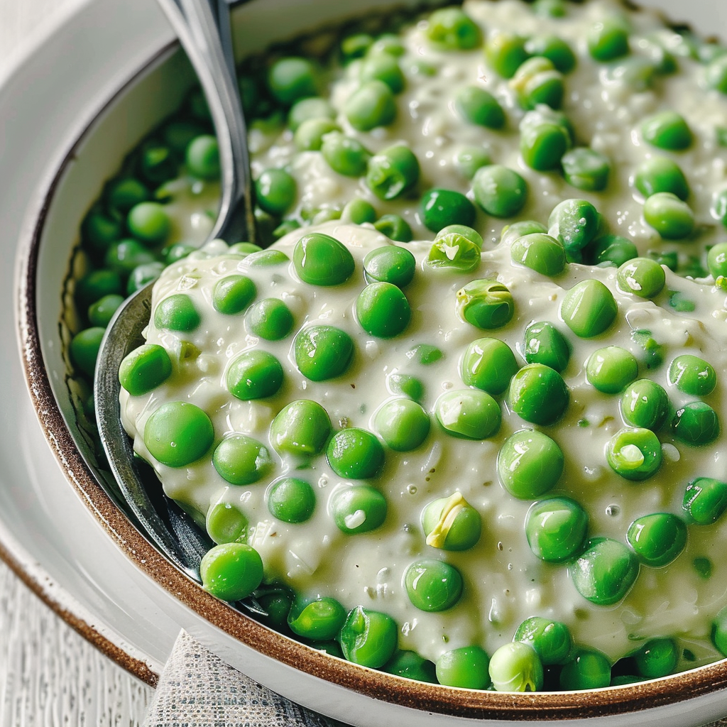 St. Patrick's Day Creamed Peas