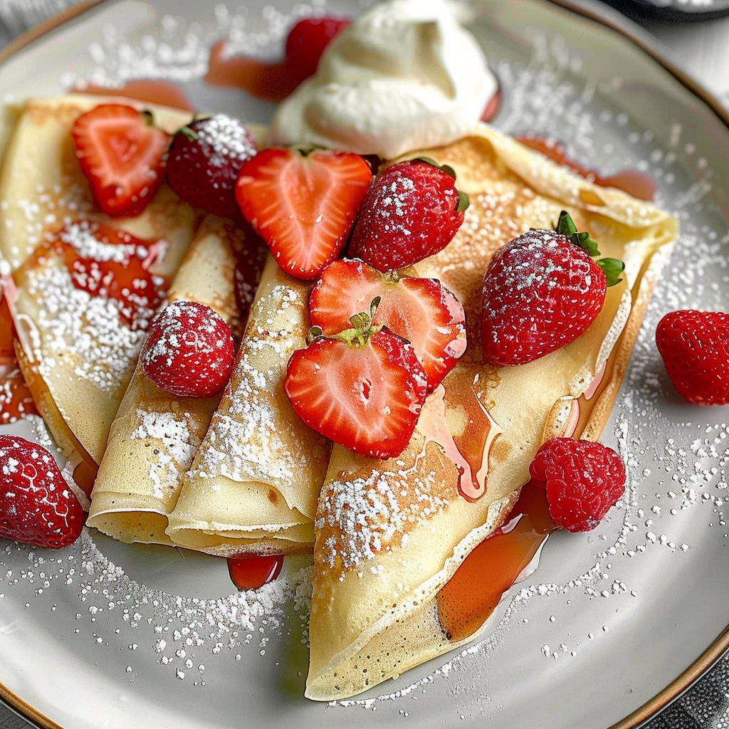 Strawberry Crepes