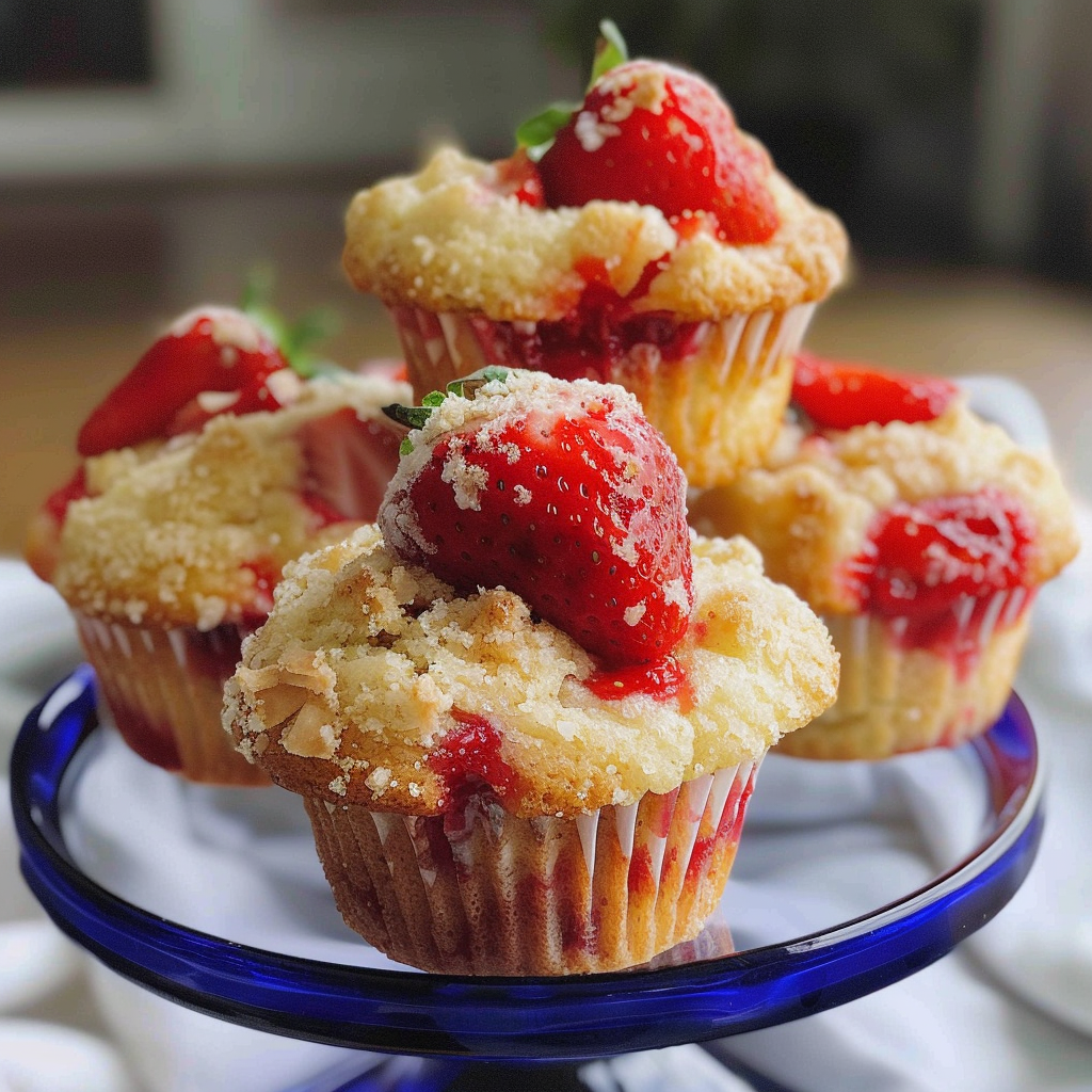 Strawberry Shortcake Muffins