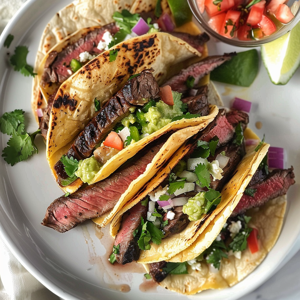 Summer Dinner: Grilled Flank Steak Tacos