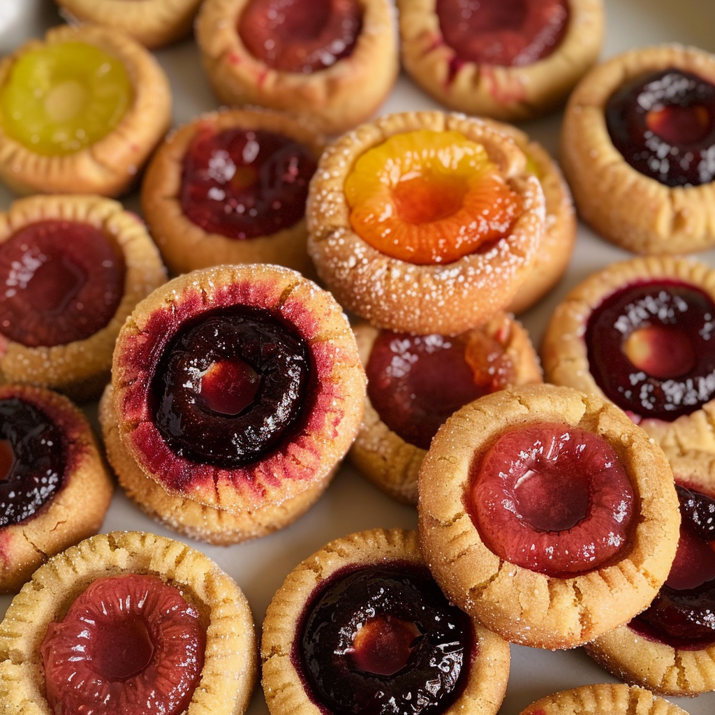 Summer Snacks: Fruit Filled Thumbprint Cookies