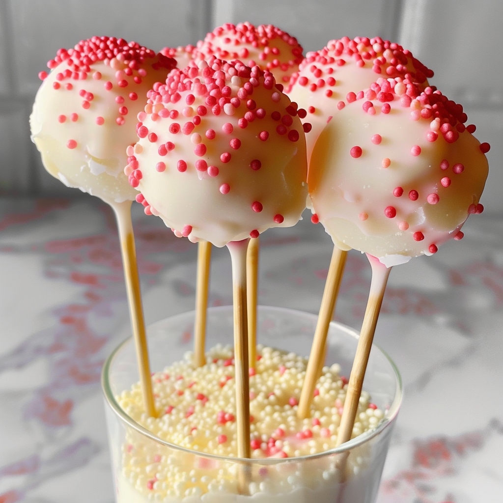 VALENTINE’S DAY Copycat Starbucks Cake Pops