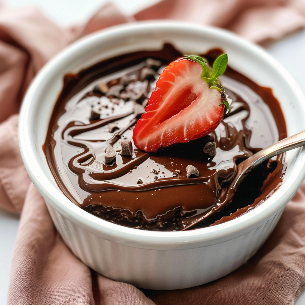 VALENTINE’S DAY Dark Chocolate Pudding (No-Bake Dessert)