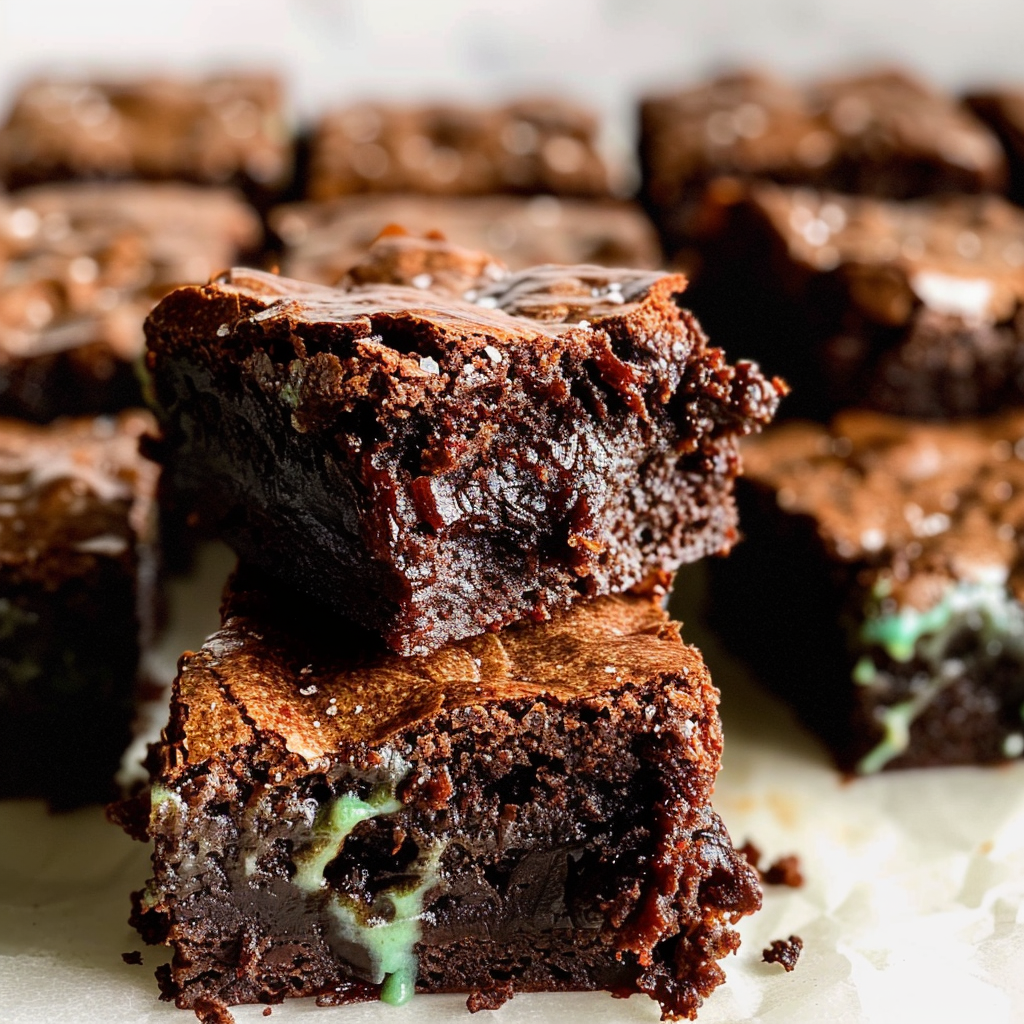 st patrick's day brownies