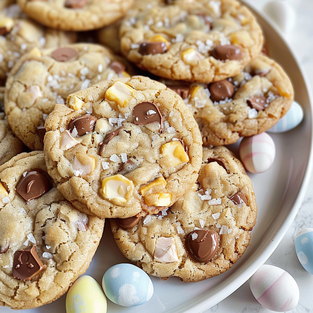 Cadbury Egg Cookies