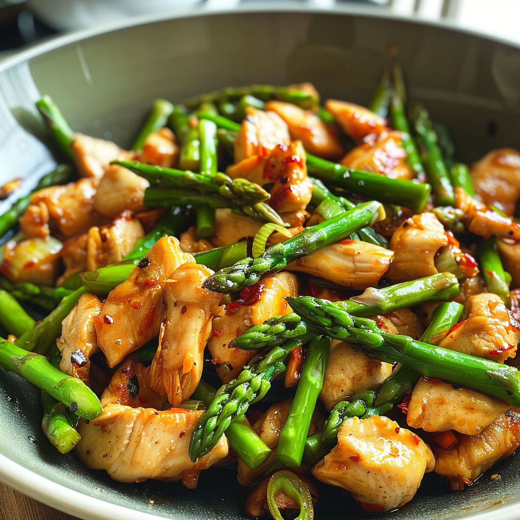 Chicken and Asparagus Stir Fry
