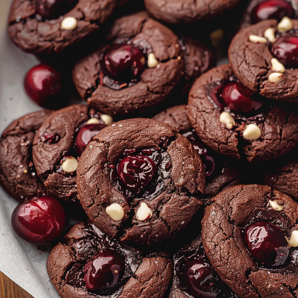 Chocolate Cherry Cookies