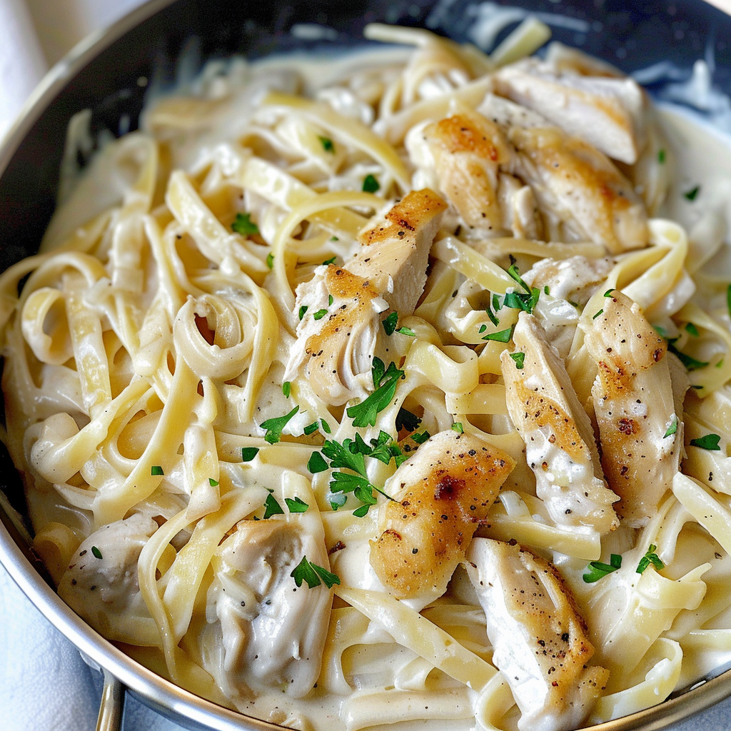 Creamy Chicken Alfredo Pasta Recipe