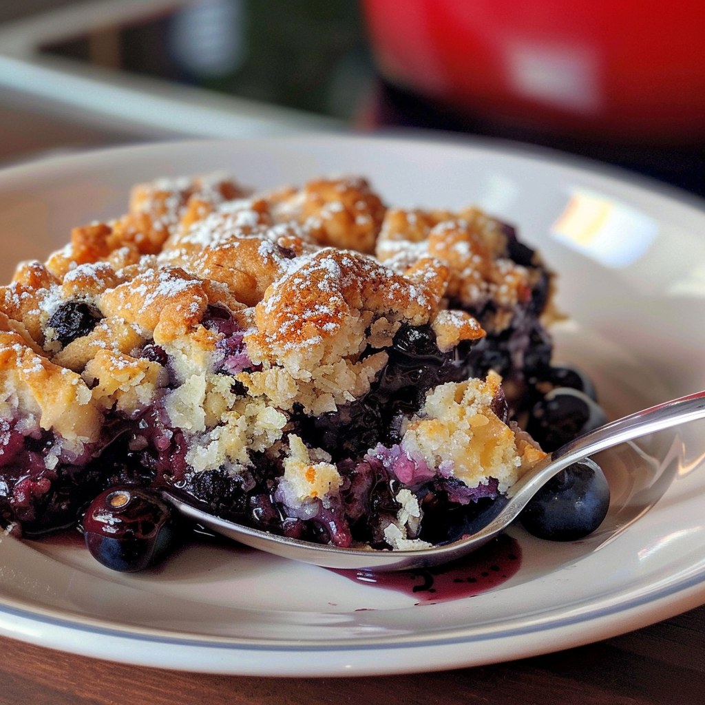 Easy Blueberry Cobbler