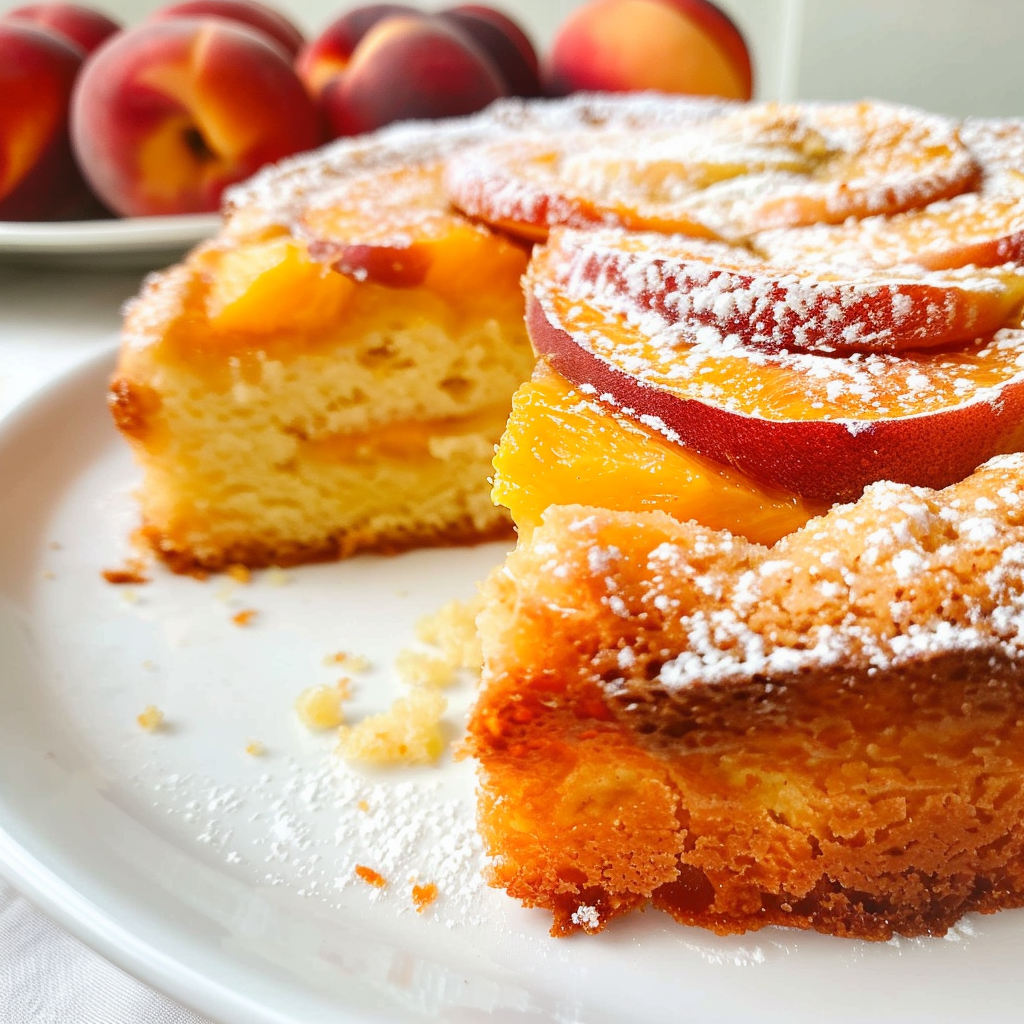 Easy Peach Cake