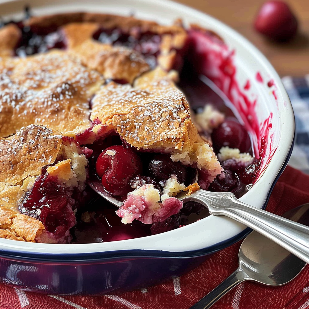 Fresh Cherry Cobbler