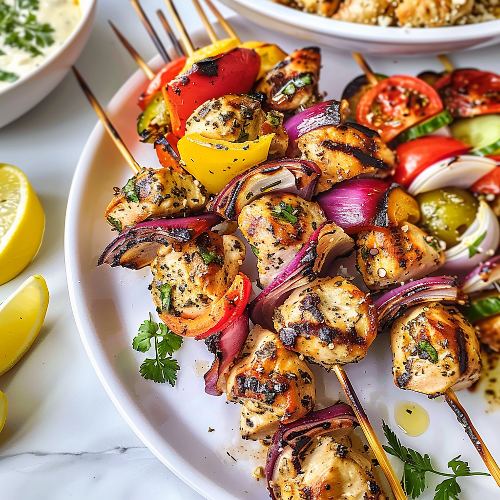 Greek Chicken Kabobs