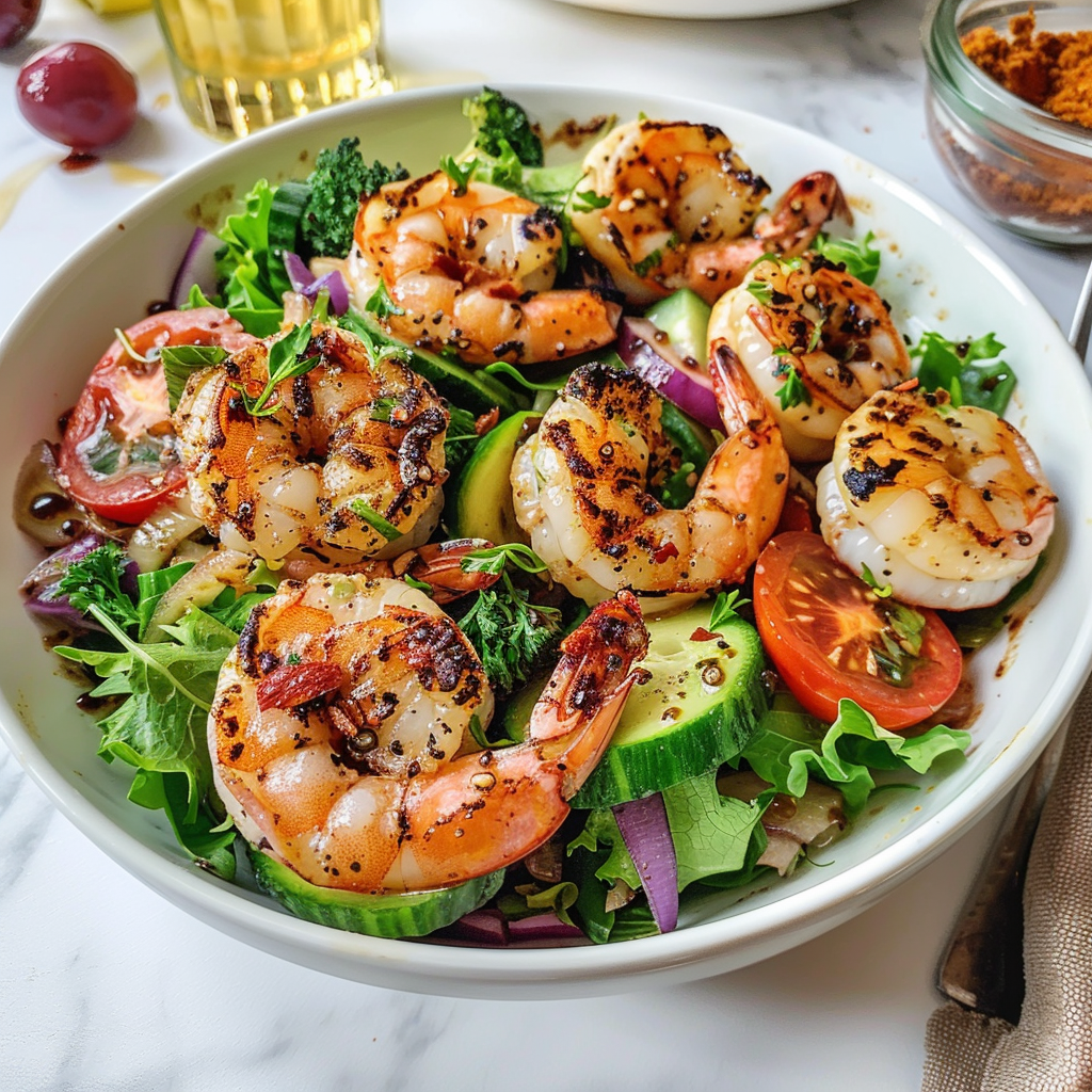 Grilled Shrimp Salad