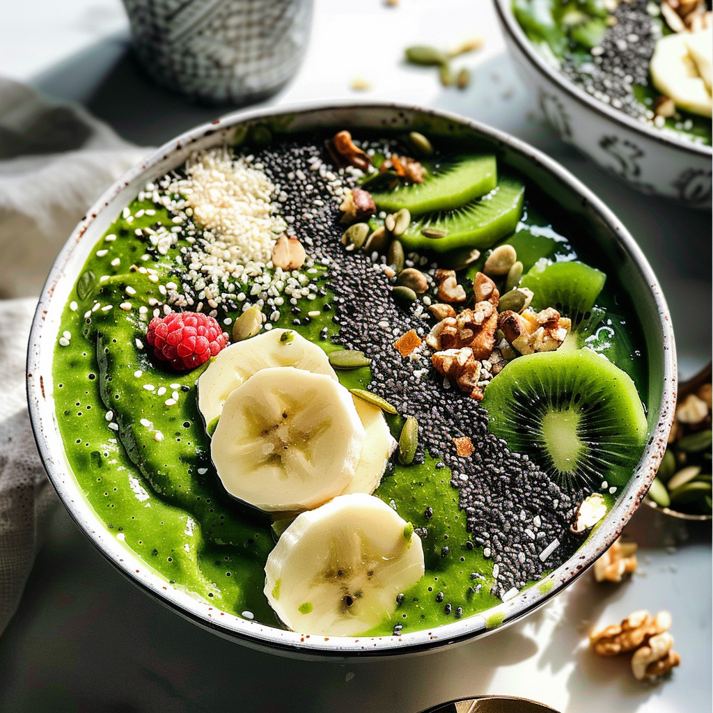 Spring Green Smoothie Bowls
