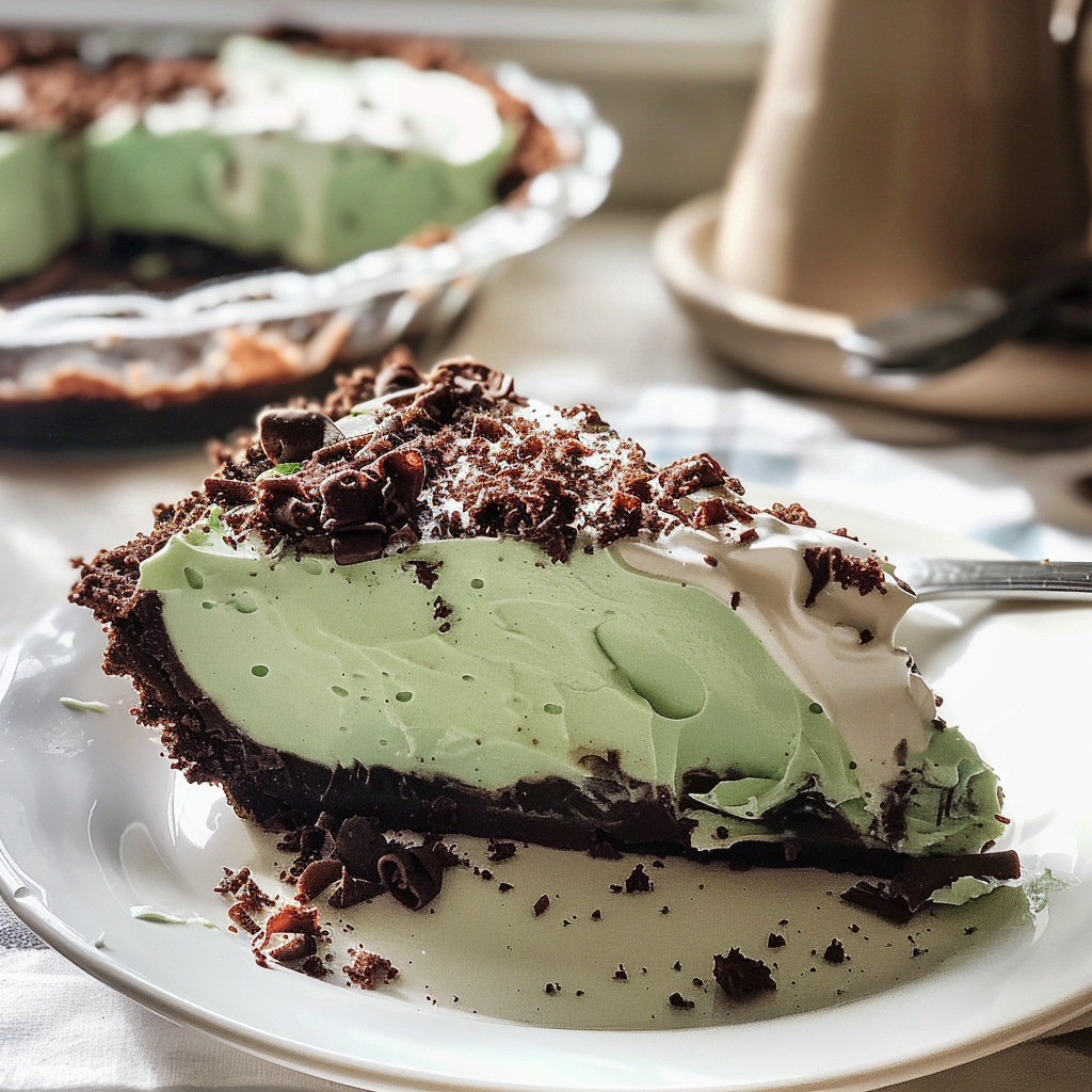 St. Patrick's Day Grasshopper Pie